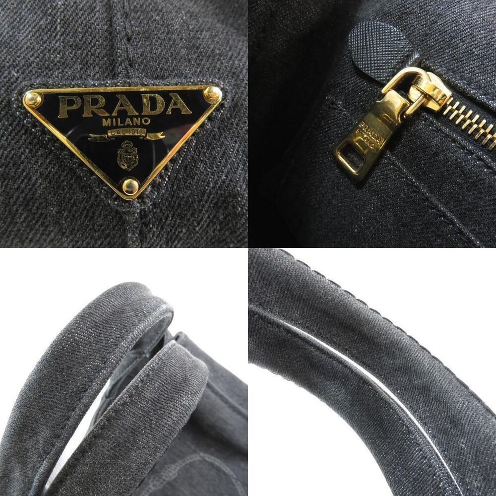 Prada Canapa Tote Bag Denim - Picture 8 of 11